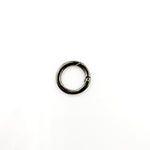 Load image into Gallery viewer, 505BR. 23mm Black Rhodium Silver Round Clasp