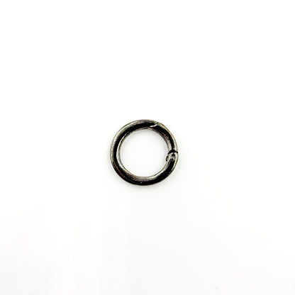 505BR. 23mm Black Rhodium Silver Round Clasp