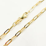 Load image into Gallery viewer, 060FVACLL3Bracelet. 14K Solid Gold Paperclip Bracelet