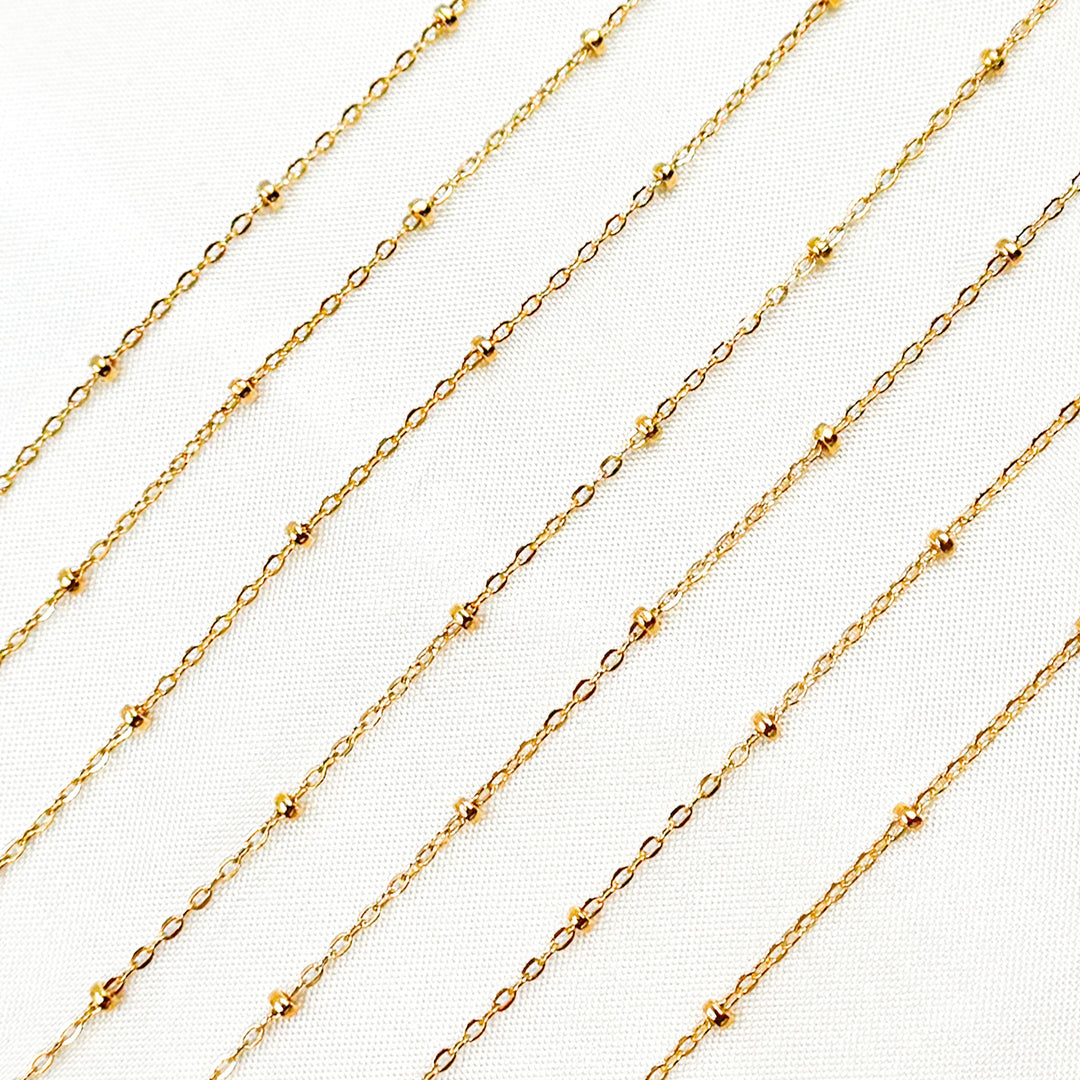 1104GF. 14K Gold Filled Satellite Chain