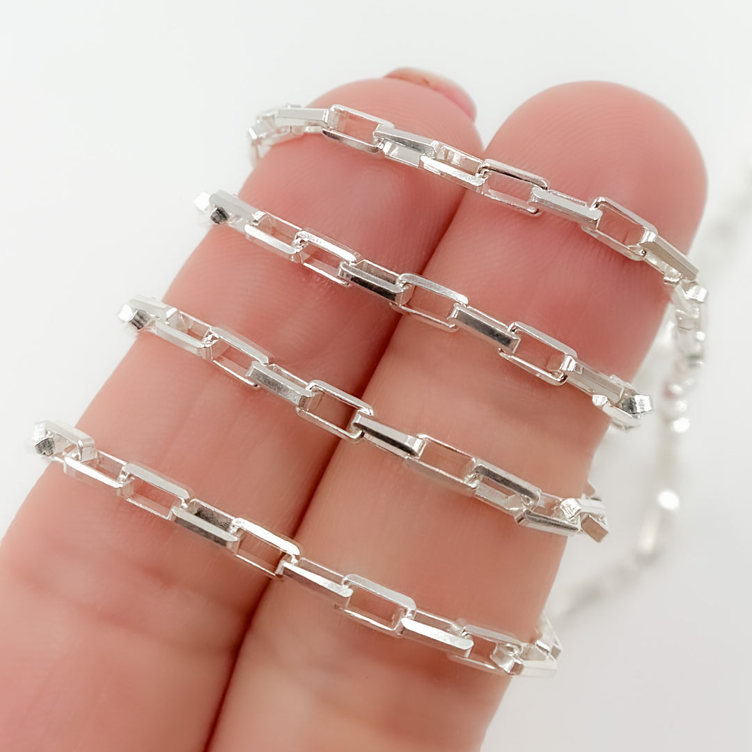 Y45SS. Sterling Silver Box Link Chain