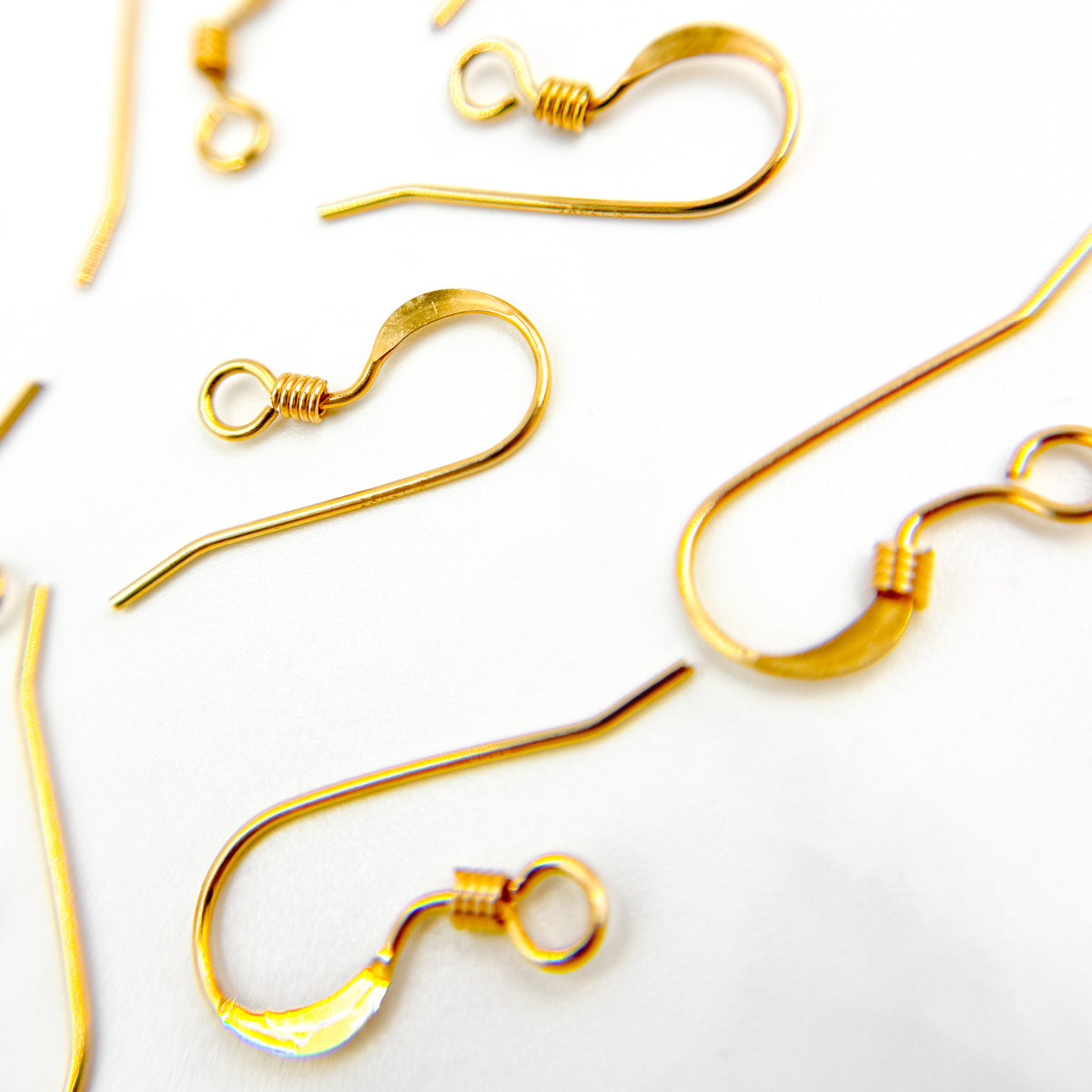 Gold-filled Ear Wire with Coil