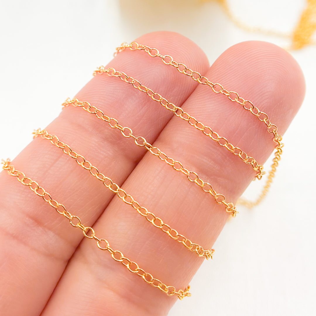 1322GF. 14K Gold Filled Cable Chain