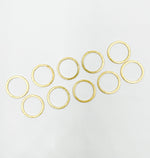 Load image into Gallery viewer, BS3-GP. Sterling Silver Gold Plated Circle Connector 20mm
