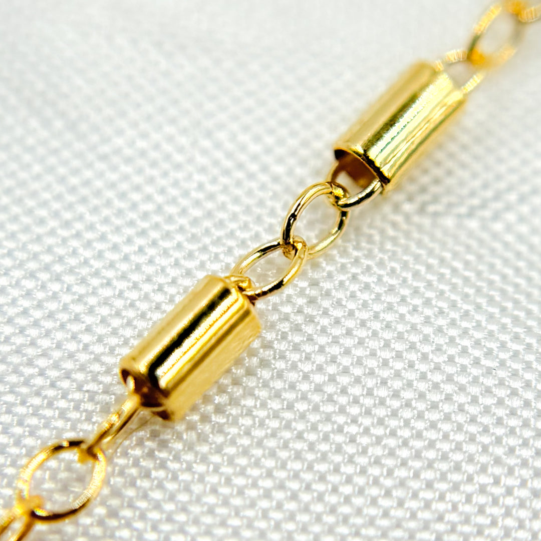 1121GF. 14K Gold-Filled Cable Tube Chain