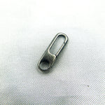 Load image into Gallery viewer, Light Oxidized 925 Sterling Silver Matt Oval Clasp. 1356LIGHTOX
