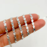 Load image into Gallery viewer, Z120SS. Sterling Silver Textured Marina Chain