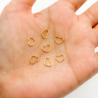 V294MGF. 14k Gold Filled Heart Charm