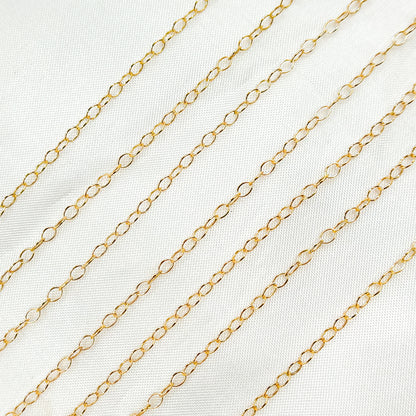 14K Gold Filled Cable Chain