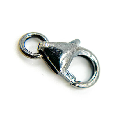 12MM Black Rhodium Trigger Clasp