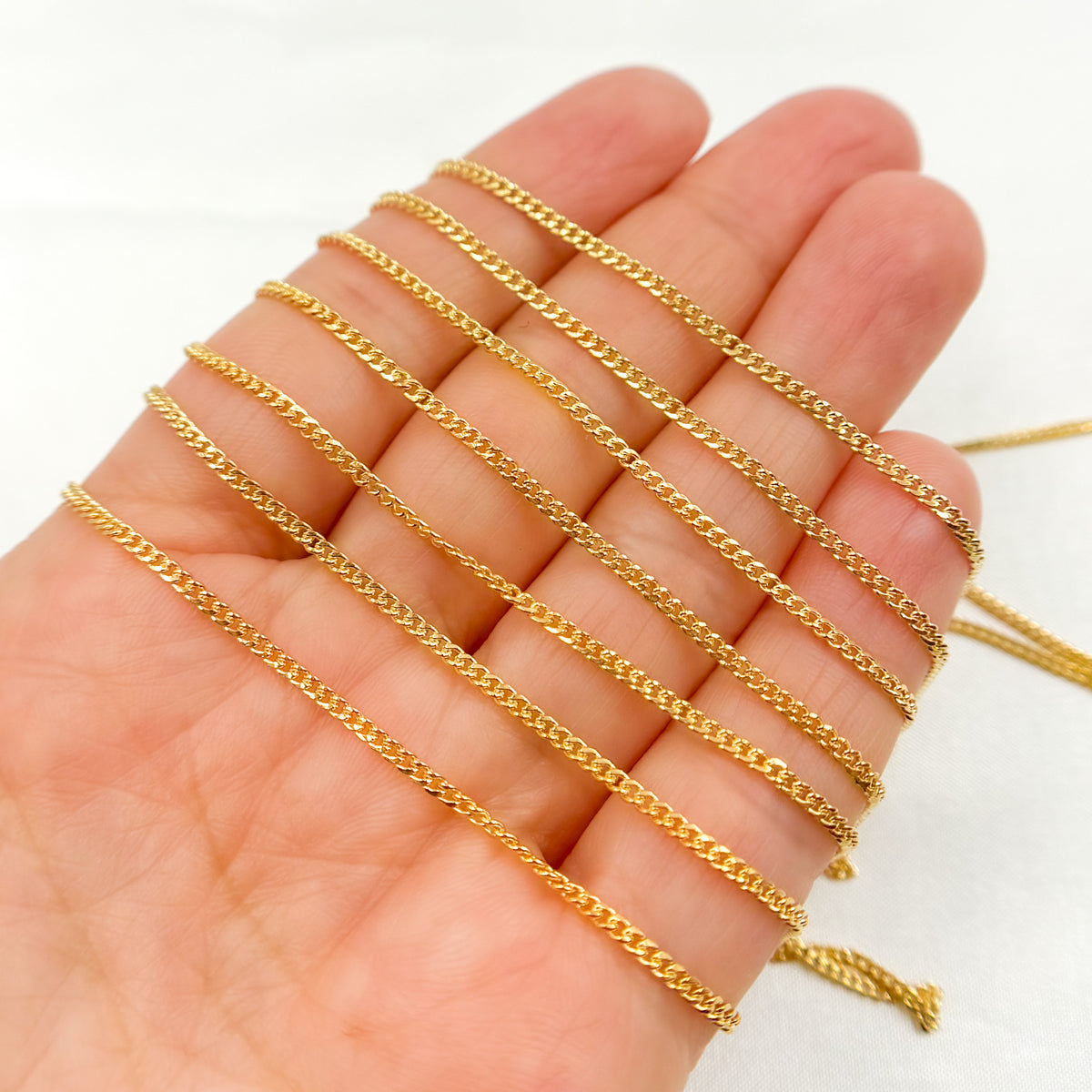 14K Gold-Filled Flat Curb Chain