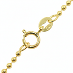 Load image into Gallery viewer, 150CP. 14k Solid Yellow Gold Bead Chain