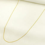 Load image into Gallery viewer, 025R01LG. 14K Solid Gold Cable Necklace
