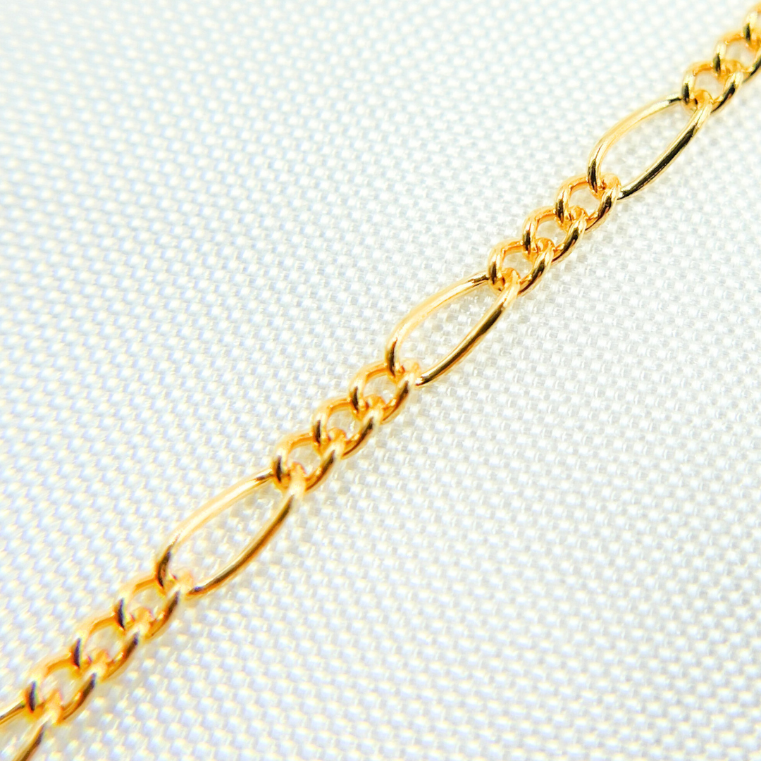 1631CGF. 14k Gold Filled Figaro Chain.