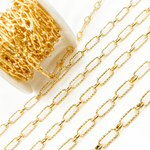 Load image into Gallery viewer, V166GP. Gold Plated 925 Sterling Silver Paperclip Chain