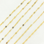 Load image into Gallery viewer, Z66GP. Gold Plated 925 Sterling Silver Designer Link Chain