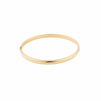 Bangle25. 14K Solid Gold Bangle Bracelet