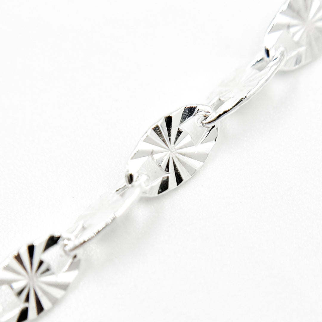 Sterling Silver Textured Marina Chain