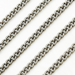 Load image into Gallery viewer, Sterling Silver Oxidized Curb Chain