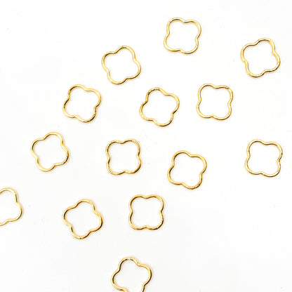 V291MGF. 14k Gold Filled Clover Charm