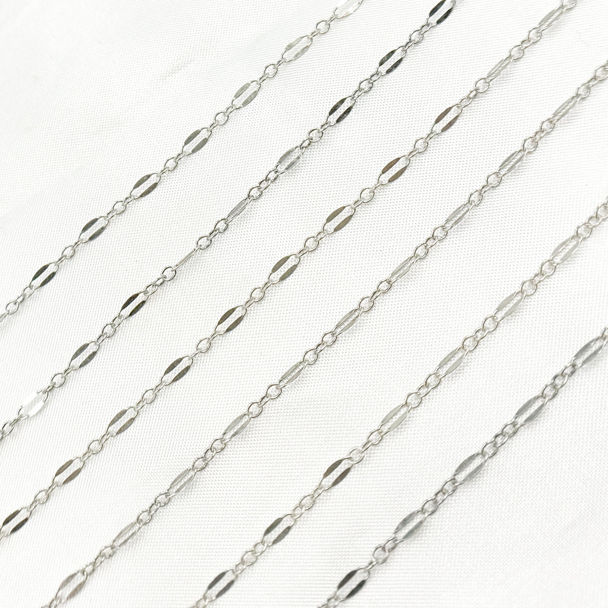 Oxidized Sterling Silver Flat Marina Chain