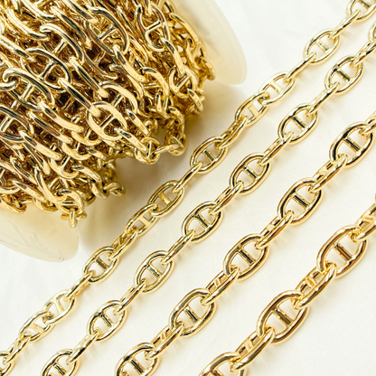Gold Plated 925 Sterling Silver Marina Chain. 
