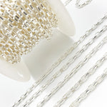 Load image into Gallery viewer, Sterling Silver Smooth Oval Link Chain