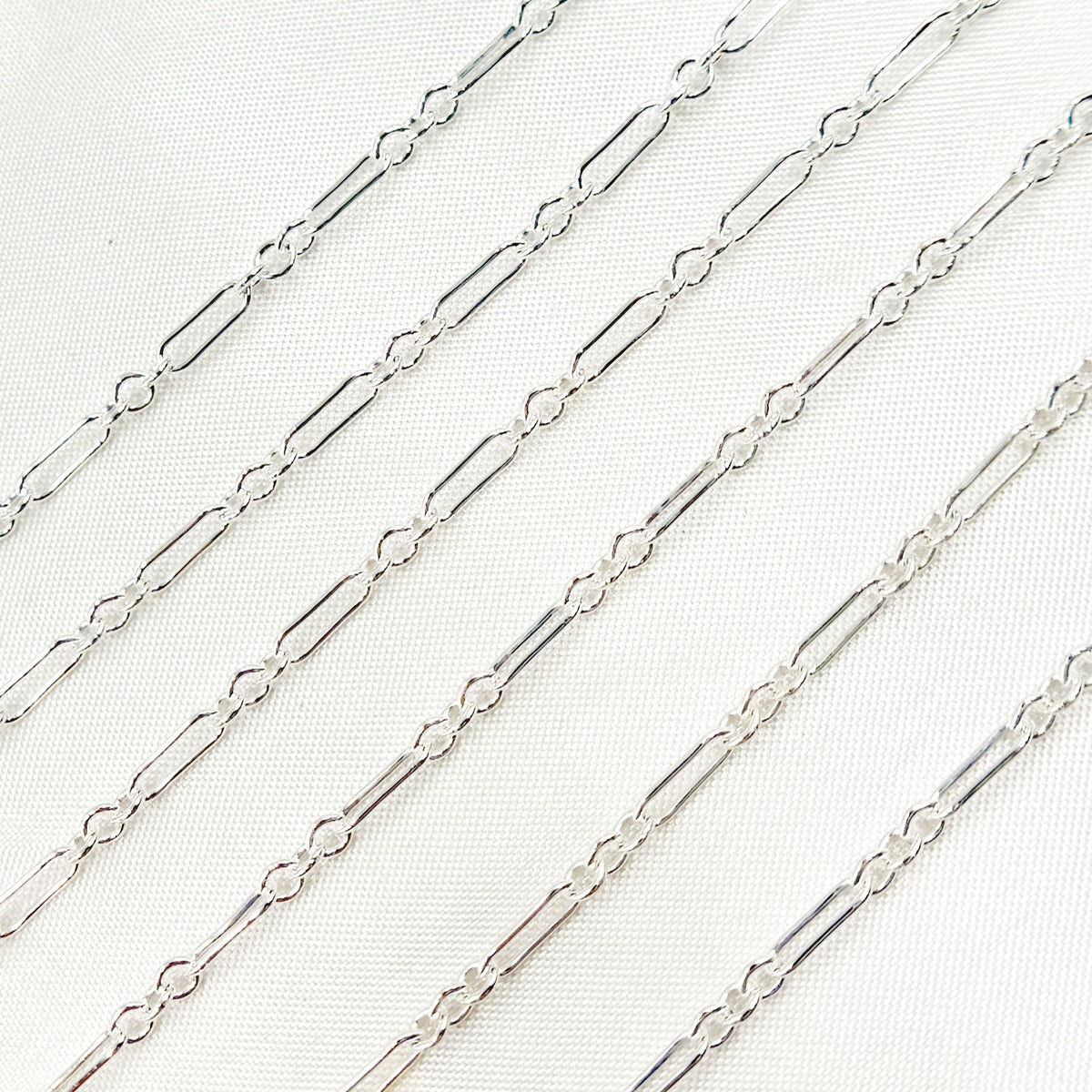 Sterling Silver Long & Short Link Chain