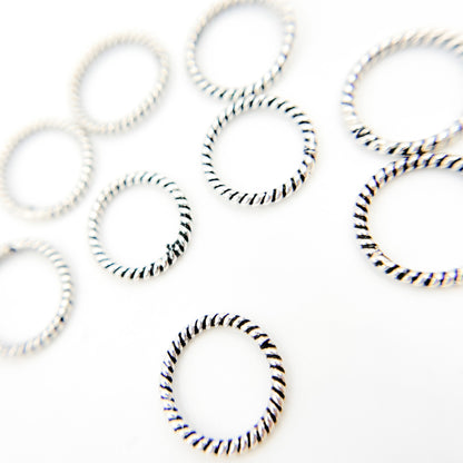 Gold Plated Twisted Jump Ring