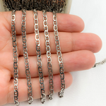 Load image into Gallery viewer, Oxidized 925 Sterling Silver Marina Chain. Y65OX
