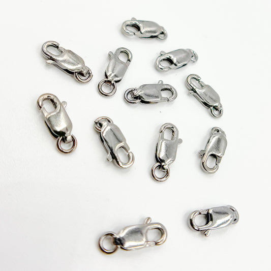10MM Black Rhodium Lobster Clasp