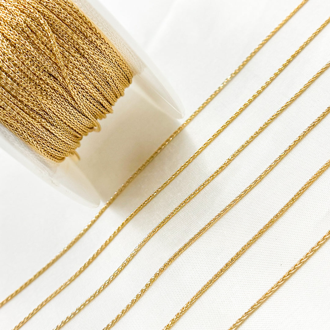 914GF. 14K Gold Filled Beading Cordette Chain