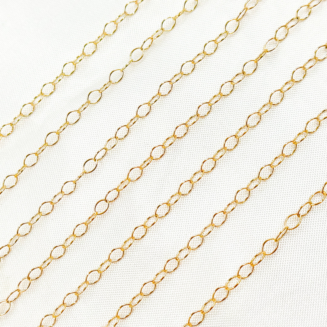 1310GF. 14K Gold Filled Smooth Cable Chain