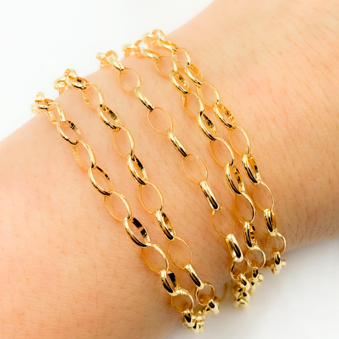 14K Gold Filled Oval Link Chain