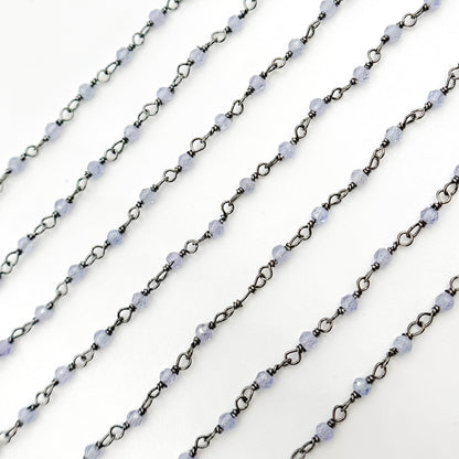 Tanzanite Wire Wrap Chain