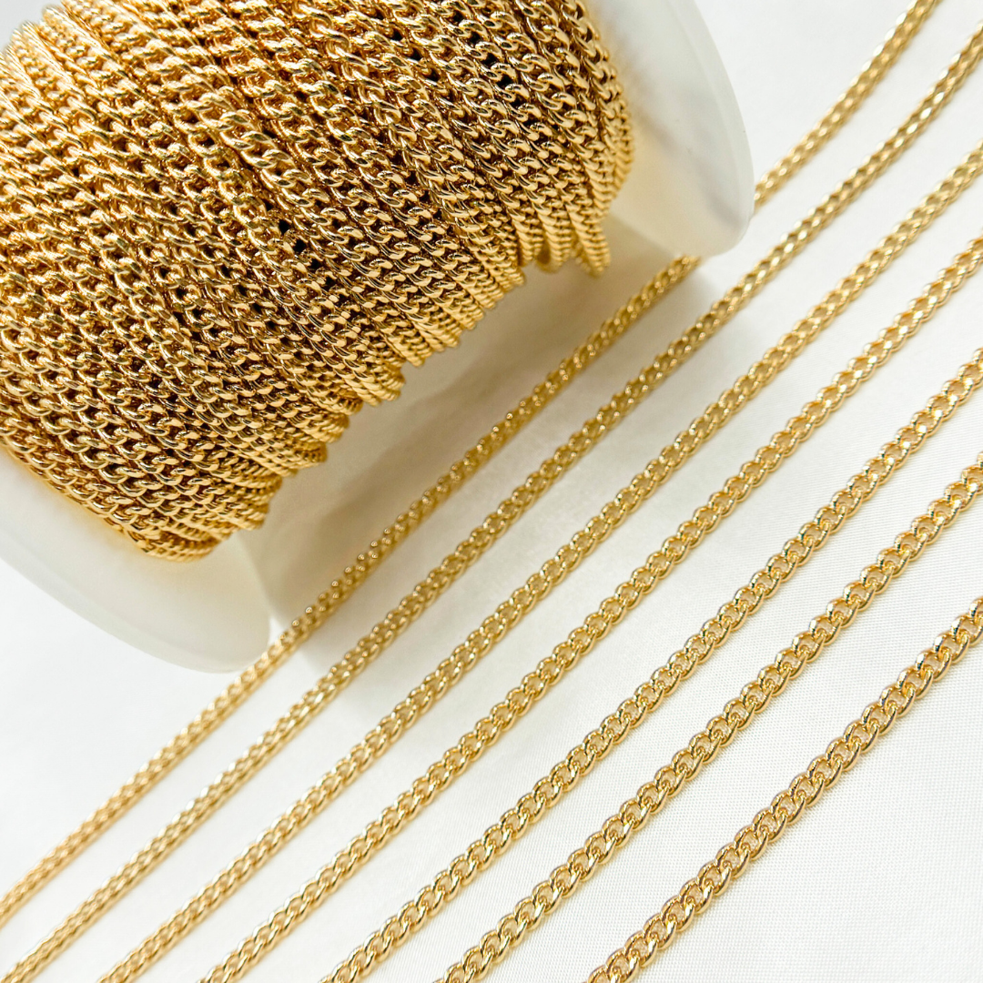 62FGF. 14k Gold Filled Curb Chain