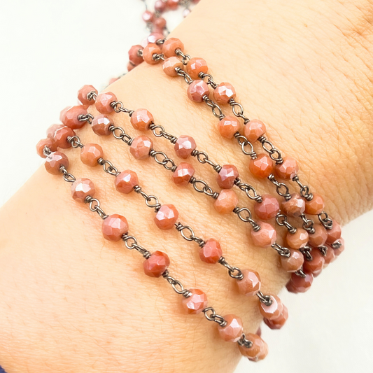 Coated Terracotta Quartz Wire Chain