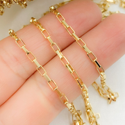 Y43GP. Gold Plated Sterling Silver Box Chain