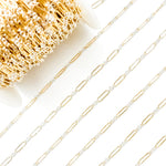 Load image into Gallery viewer, XM/2331/SP. 14k Gold Filled 1 Long &amp; 3 Sterling Silver Short Link Chain