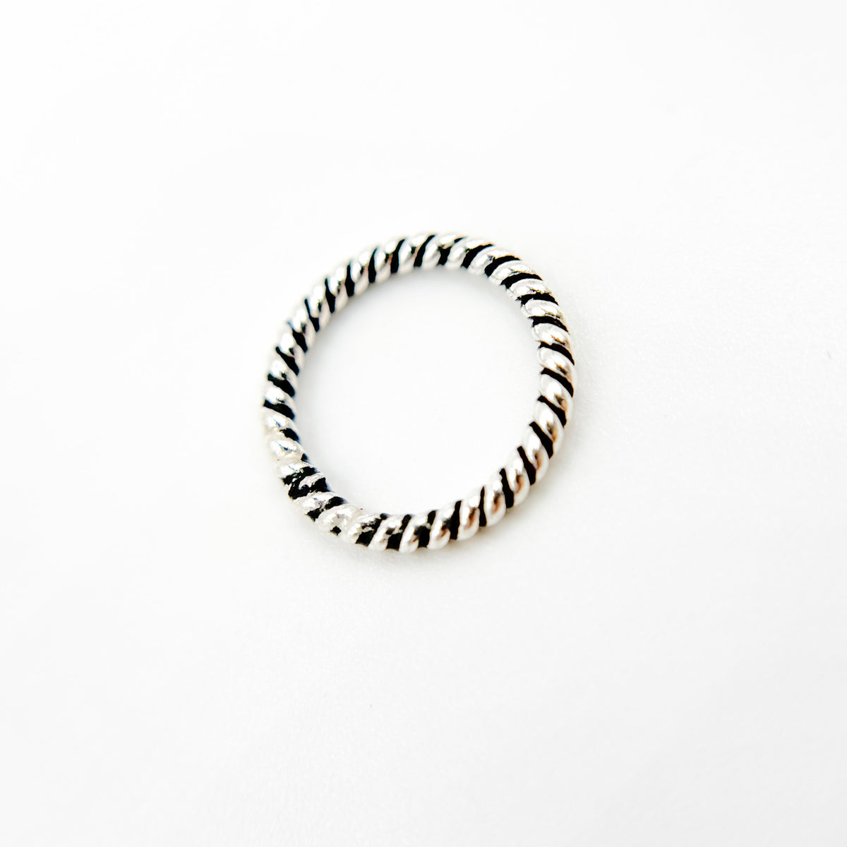 Gold Plated Twisted Jump Ring