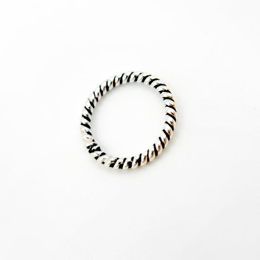 Gold Plated Twisted Jump Ring