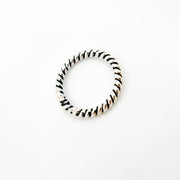 Gold Plated Twisted Jump Ring