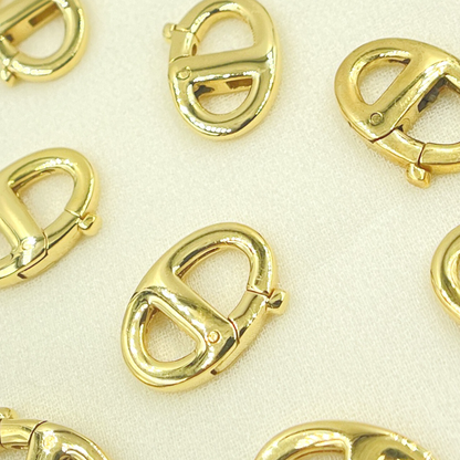 17MM Gold-plated Sterling Silver Marina Clasp