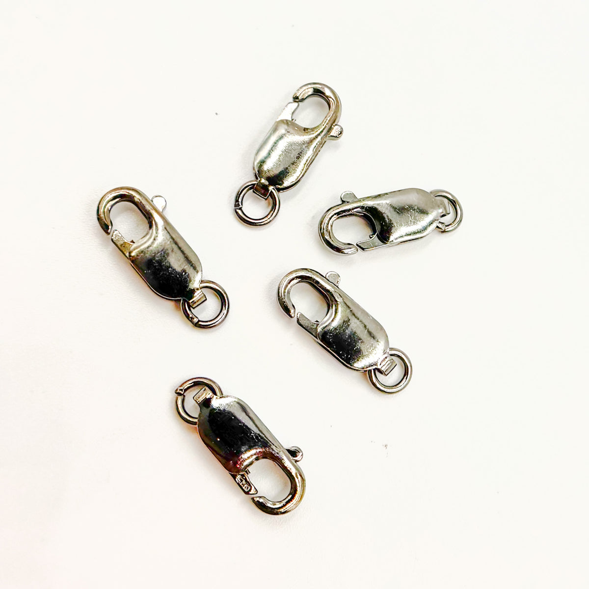 14MM Black Rhodium Lobster Clasp
