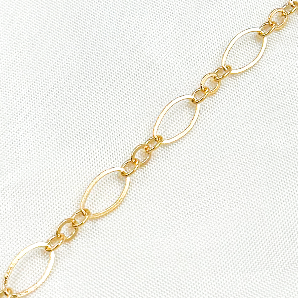 14K Gold Filled Long and Short Link