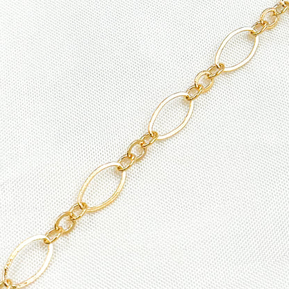 14K Gold Filled Long and Short Link