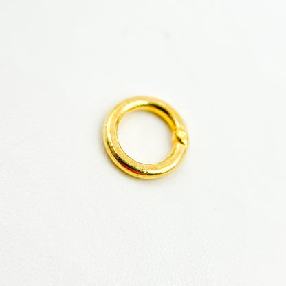 5MM Close Gold Plated Jump Ring