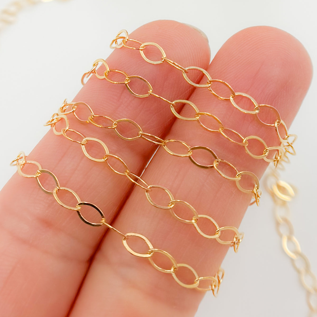 14k Gold Filled Oval Link Chain