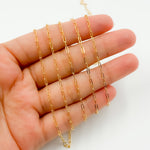 Load image into Gallery viewer, V287GF. 14K Gold Filled Flat Paperclip Link Chain