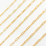 Load image into Gallery viewer, V298GF. 14k Gold Filled Textured &amp; Smooth Paperclip Link Chain